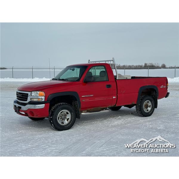 2006 GMC 2500HD SINGLE CAB PICKUP