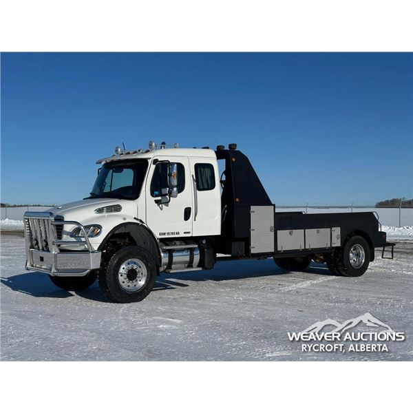 2012 FREIGHTLINER M2 106 4X4 S/A FLATBED TRUCK
