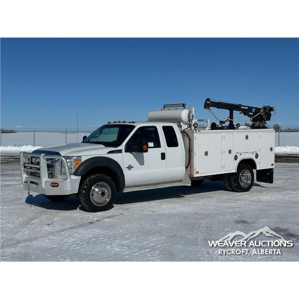 2013 FORD F550 XLT E-CAB SERVICE TRUCK