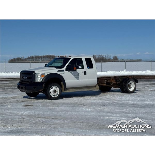 2014 FORD F550 XLT EXTENDED CAB CAB AND CHASSIS