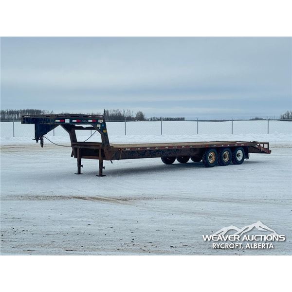 2012 NORBERT 29 FT. TRI/A EQUIPMENT TRAILER