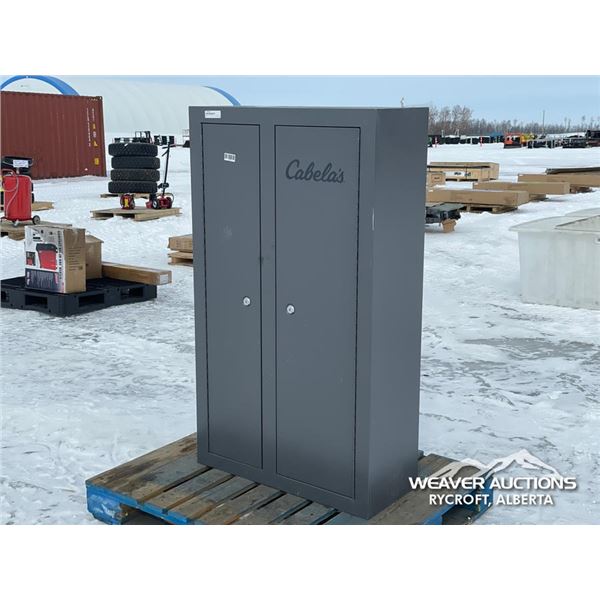 CABELAS 2 COMPARTMENT STEEL GUN SAFE