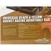 Image 6 : UNIVERSAL BLACK & YELLOW VEHICLE BUCKET SEATS