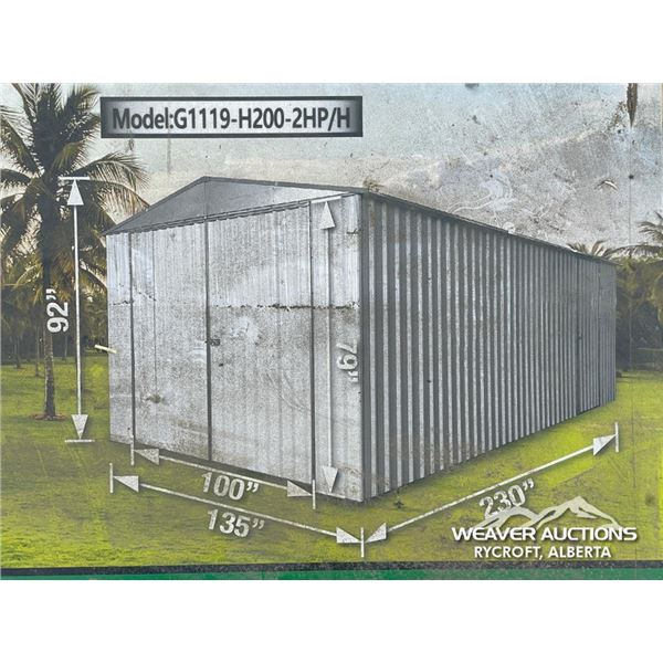 11 X 19 FT. SINGLE GARAGE SHED