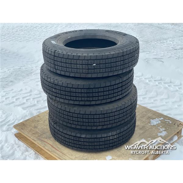 (4) GRIZZLY 215/75R17.5-16PR TIRES