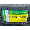 Image 5 : (4) GRIZZLY 215/75R17.5-16PR TIRES