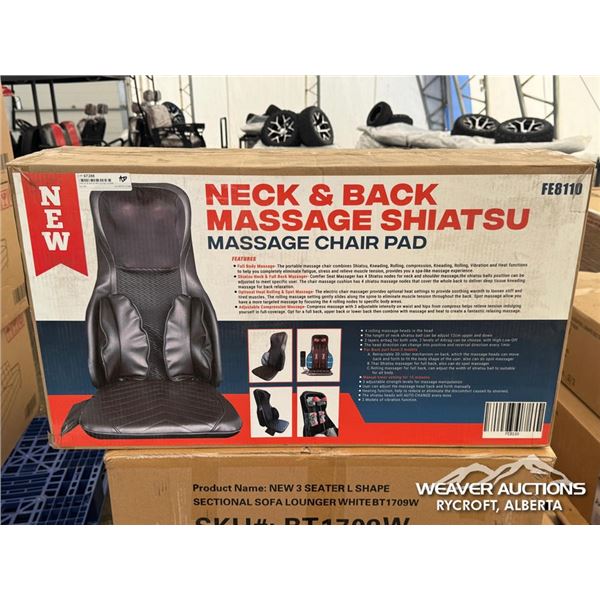 SHIATSU NECK & BACK MASSAGE CHAIR