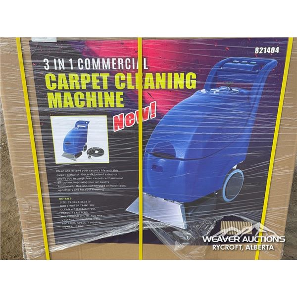 COMMERCIAL CARPET CLEANING MACHINE