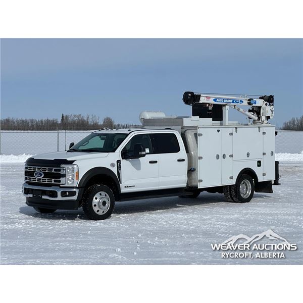 2023 FORD F550 XLT CREW CAB SERVICE TRUCK