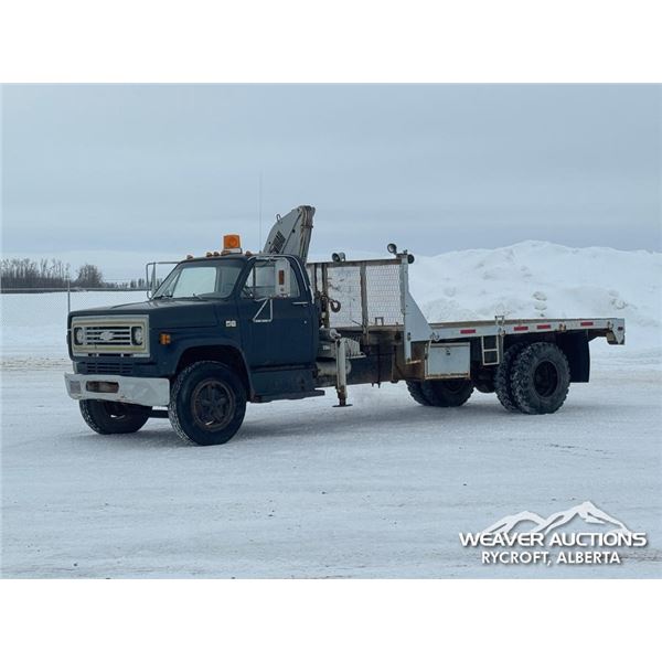 1982 CHEVROLET C70 S/A BOOM TRUCK
