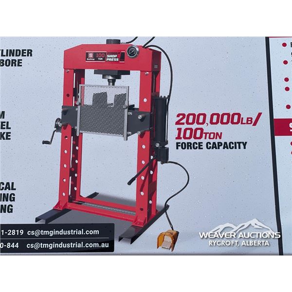 STANFORGE 100 TON HYDRAULIC SHOP PRESS