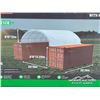 Image 1 : TMG 20 X 20 FT. PE FABRIC CONTAINER SHELTER