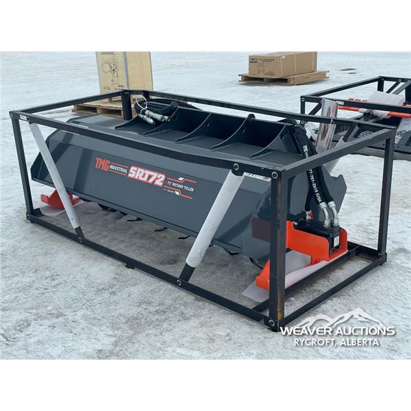 TMG 72 IN. SKID STEER BI-DIRECTIONAL ROTARY TILLER