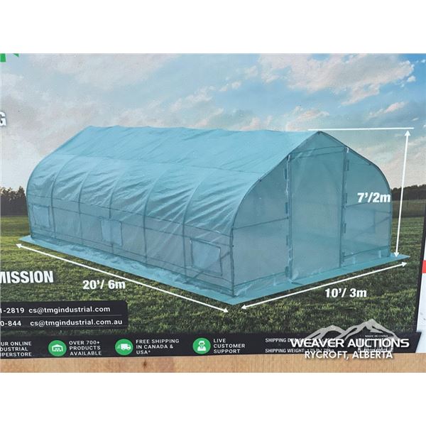 TMG 10 X 20 FT. TUNNEL GREENHOUSE