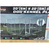 Image 1 : TMG 20 X 20 FT. OUTDOOR CHAIN LINK DOG KENNEL