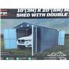 Image 1 : TMG 10 X 20 FT. METAL GARAGE SHED