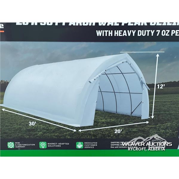 TMG 20 X 30 FT. PEAK CEILING STORAGE SHELTER