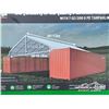 Image 1 : TMG 30 X 40 FT. PEAK ROOF CONTAINER SHELTER