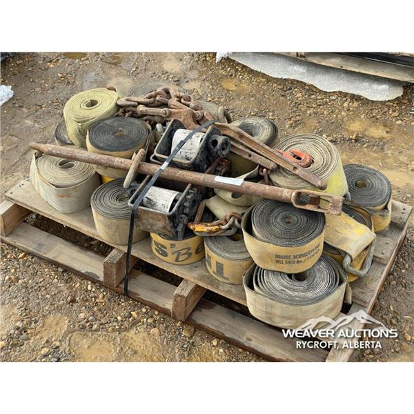 QTY OF STRAPS & BOOMERS