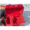 Image 15 : MILWAUKEE TOOL BOX W/GREASE GUNS & CHAIN SAW