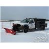 Image 1 : 2006 FORD F550 FLAT DECK PLOW/SANDER TRUCK