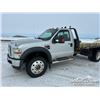 Image 42 : 2008 FORD F450 XLT SINGLE CAB FLATBED TRUCK