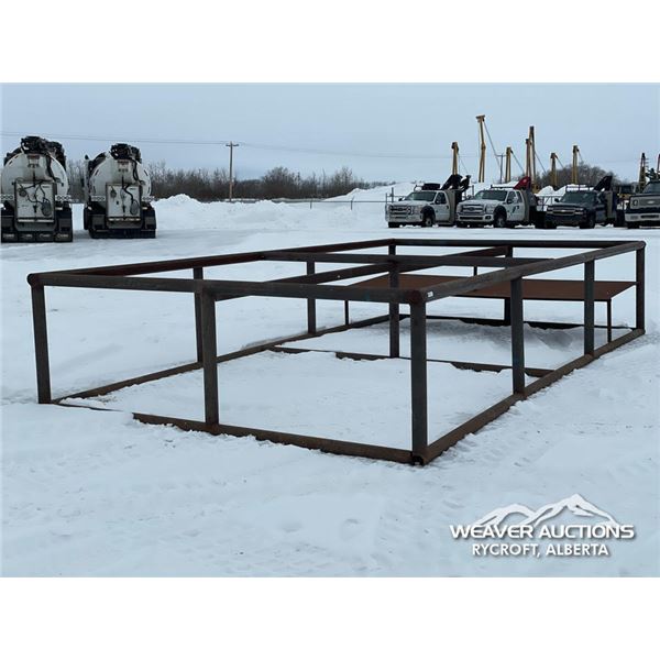 10 X 20 FT. STEEL PIPE FRAME W/PLATFORM