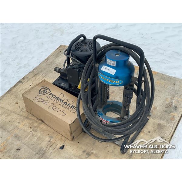 FLEXTRAL HYDRAULIC HOSE PRESS CRIMPER W/DIES