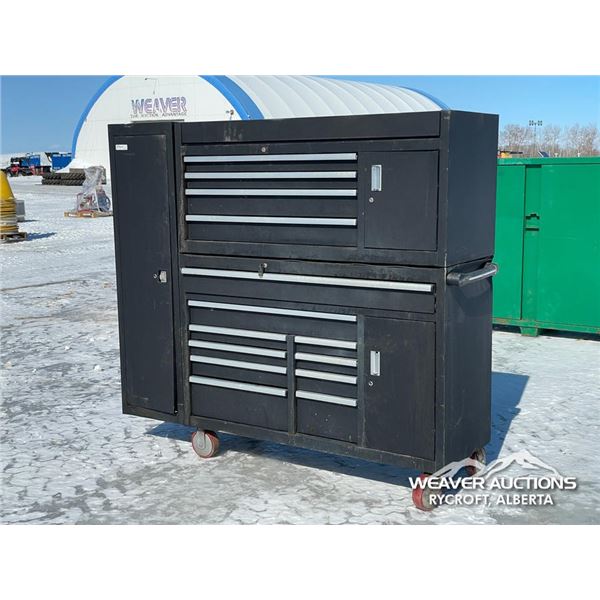14 DRAWER 3 CABINET ROLLING TOOL CABINET