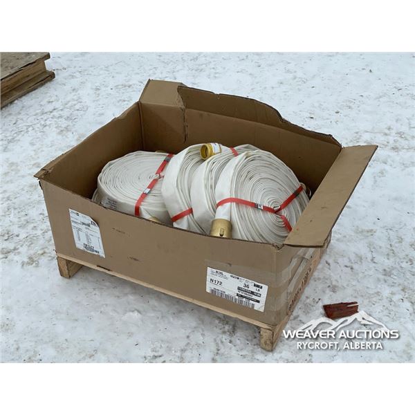 (5) ROLLS OF 75 FT. X 1 1/2 IN. FIRE HOSE
