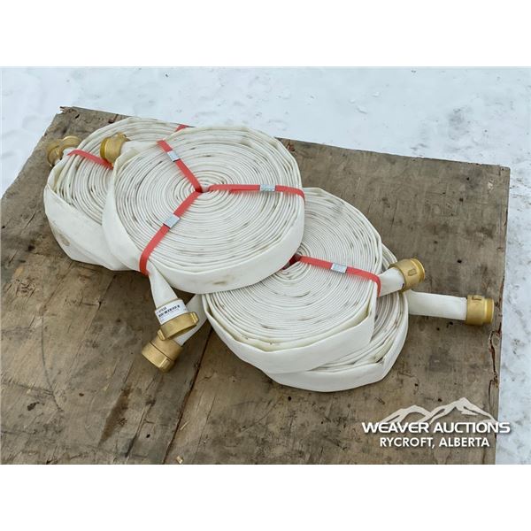 (5) ROLLS OF 75 FT. X 1 1/2 IN. FIRE HOSE
