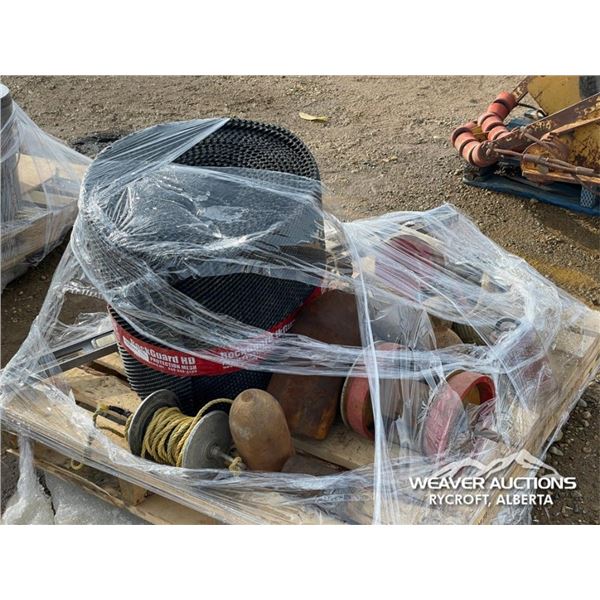 (1) ROLL OF ROCK GUARD W/MISC PARTS