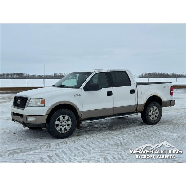 2004 FORD F150 LARIAT CREW CAB PICKUP
