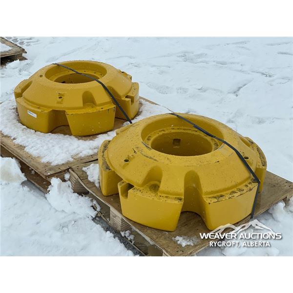 (2) TRACTOR WHEEL WEIGHTS