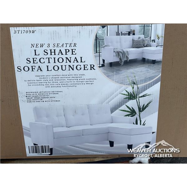 L SHAPE SECTIONAL SOFA LOUNGER