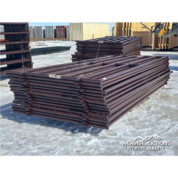 (14) 12 FT. HD 6 BAR LIVESTOCK PANELS
