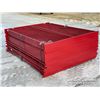 Image 1 : (30) 6 X 7.5 FT. POWDER COATED SITE FENCE PANELS