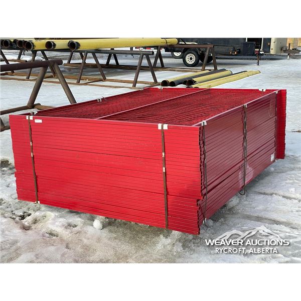 (30) 6 X 7.5 FT. POWDER COATED SITE FENCE PANELS