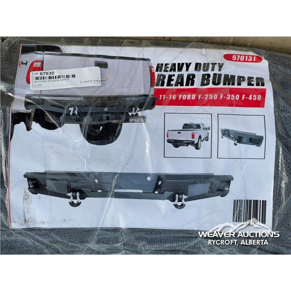 HEAVY DUTY REAR BUMPER