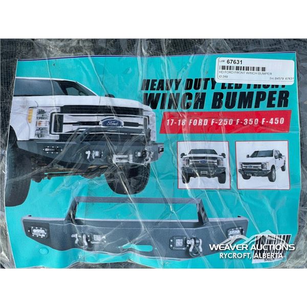 HEAVY DUTY FRONT WINCH BUMPER