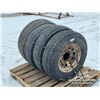 Image 2 : (4) MISC VARIOUS SIZE TIRES W/RIMS