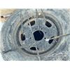Image 8 : (4) MISC VARIOUS SIZE TIRES W/RIMS