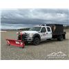 Image 1 : 2013 FORD F550 FLAT DECK PLOW/SANDER TRUCK