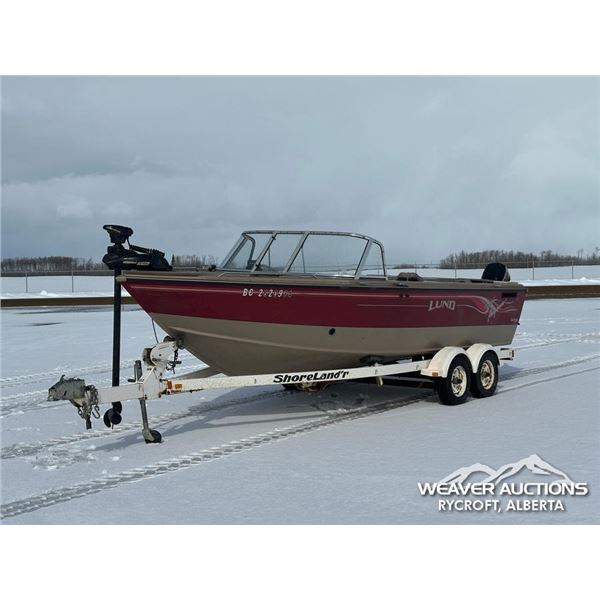 1999 LUND GRAND SPORT 20 FT. BOAT