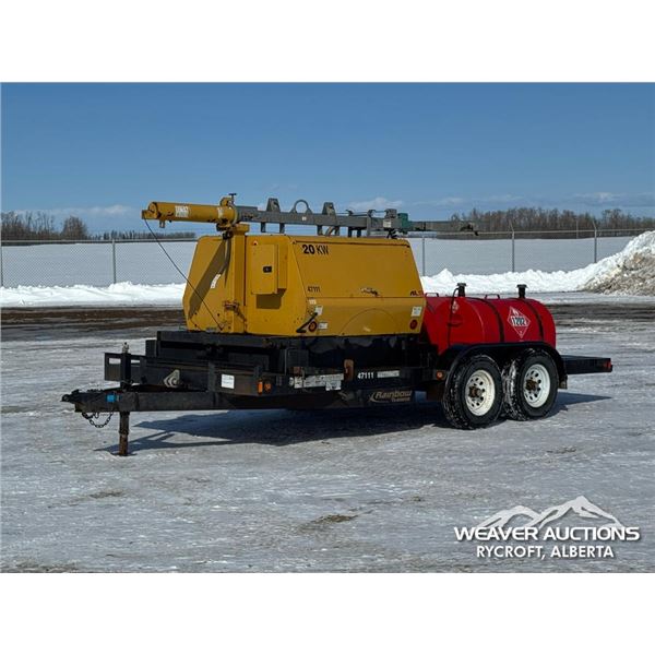 2013 RAINBOW T/A LIGHT TOWER/GENERATOR TRAILER