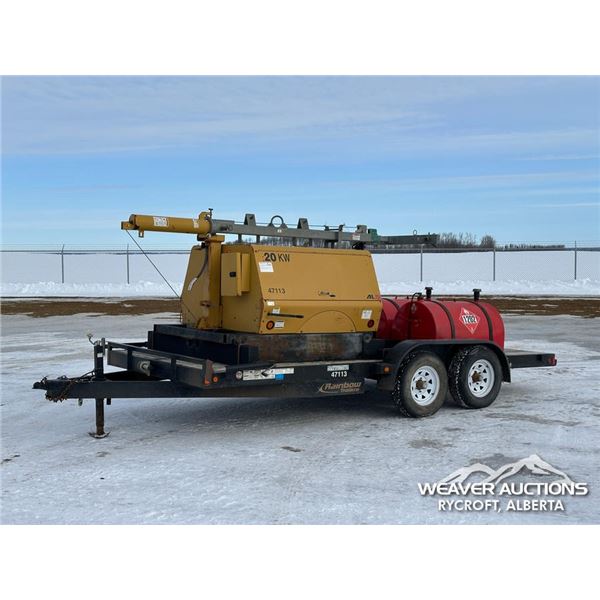 2014 RAINBOW T/A LIGHT TOWER/GENERATOR TRAILER