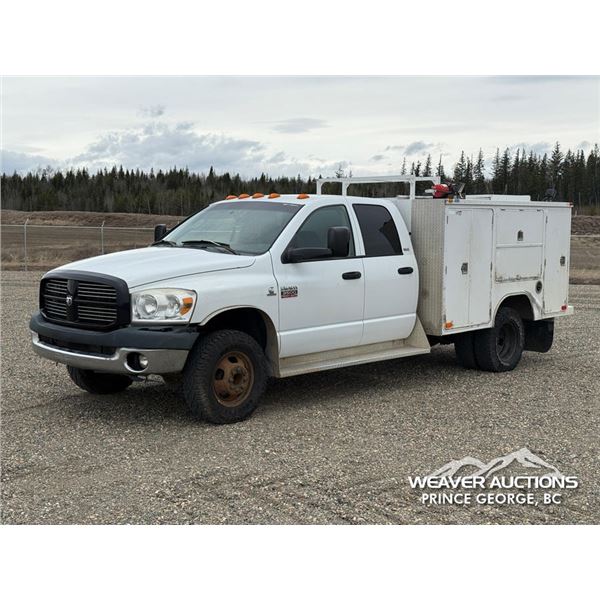2009 DODGE RAM CREW CAB SERVICE TRUCK