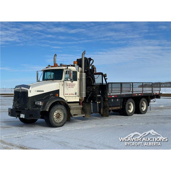 1994 KENWORTH T800B T/A BOOM TRUCK