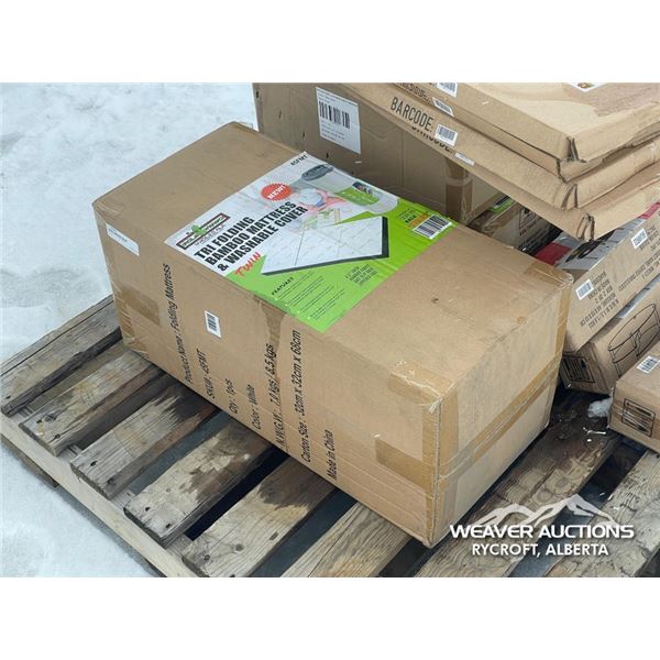 TRI FOLDING BAMBOO MATTRESS COVER