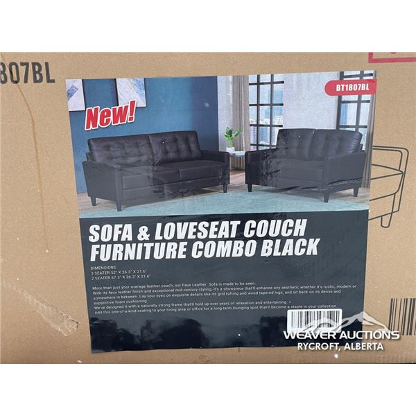 2 SEATER SOFA & LOVESEAT FURNITURE COMBO